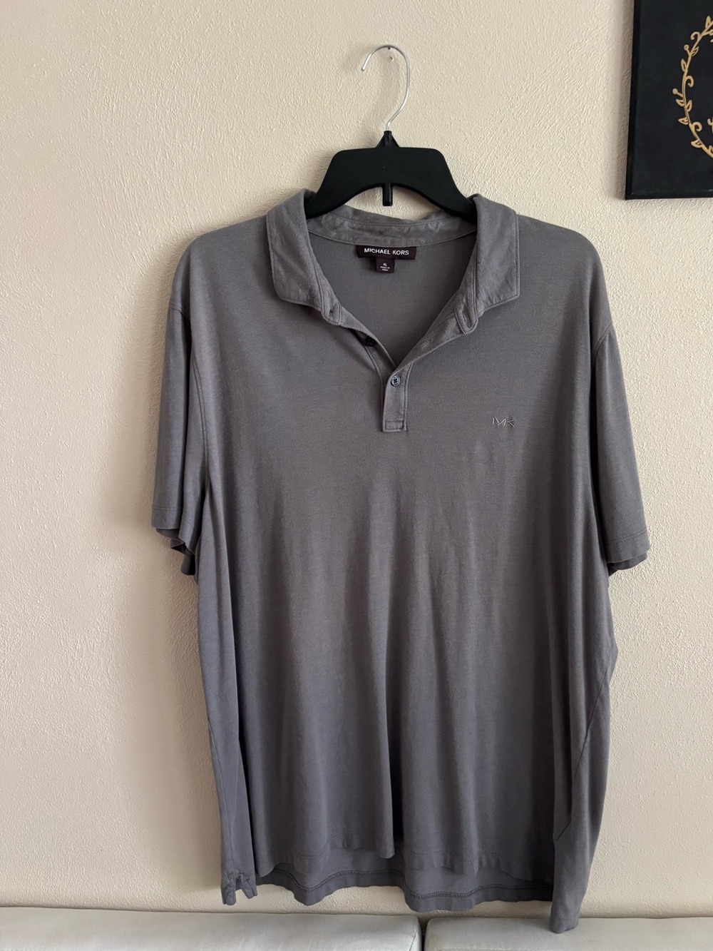 Michael Kors Men's Gray Polo Shirt